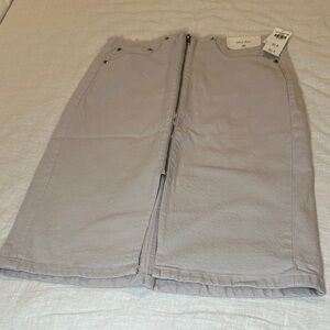Abercrombie & Fitch Light Gray Pencil Skirt